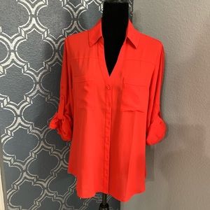 Express Button Down Top